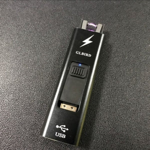 2018 USB Cigarette Lighter Thin Arc Plasma Lighters Windproof Electronic Rechargeable USB Lighter For Smoking Flameless