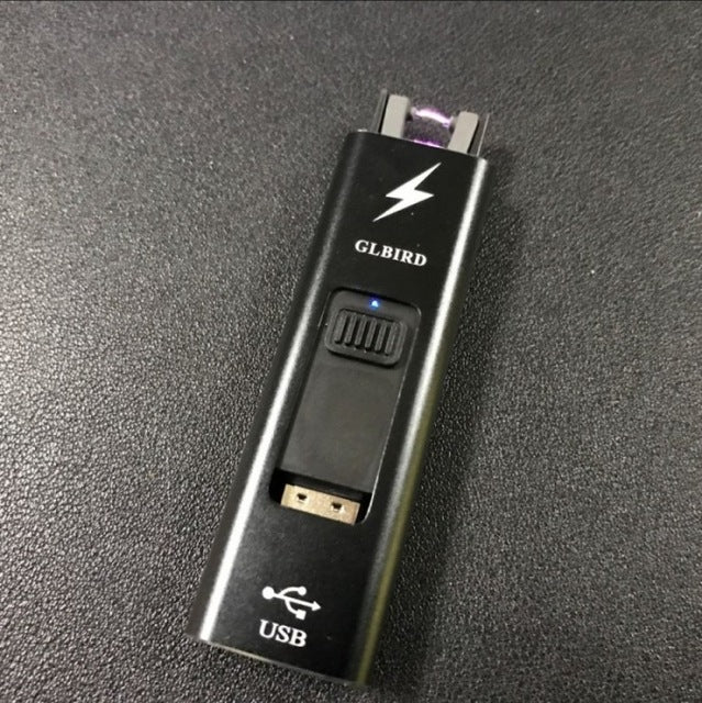 2018 USB Cigarette Lighter Thin Arc Plasma Lighters Windproof Electronic Rechargeable USB Lighter For Smoking Flameless
