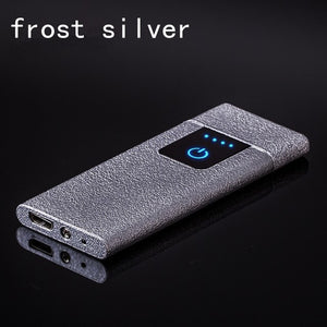 Nice Gift Smokeless Flameless USB Charging fingerprint Lighter