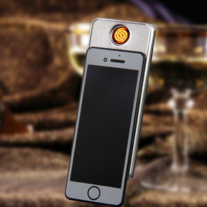 USB charging electric wire windproof lighter