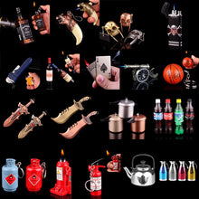 Load image into Gallery viewer, Mini Creative Butane Lighter Wrench Can Basketball Hammer Fire Extinguisher Cannon Pressure-cooker Model Fire Starter Collection