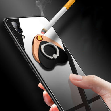 Mobile Phone Holder Bracket Cigarette Lighter Windproof Smoking Accessories