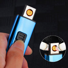 Load image into Gallery viewer, Electroplating mini lighter USB
